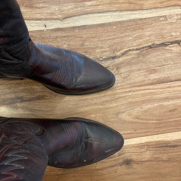 Women’s Leather Cowboy Boots Handmade USA - Picture 2 of 4